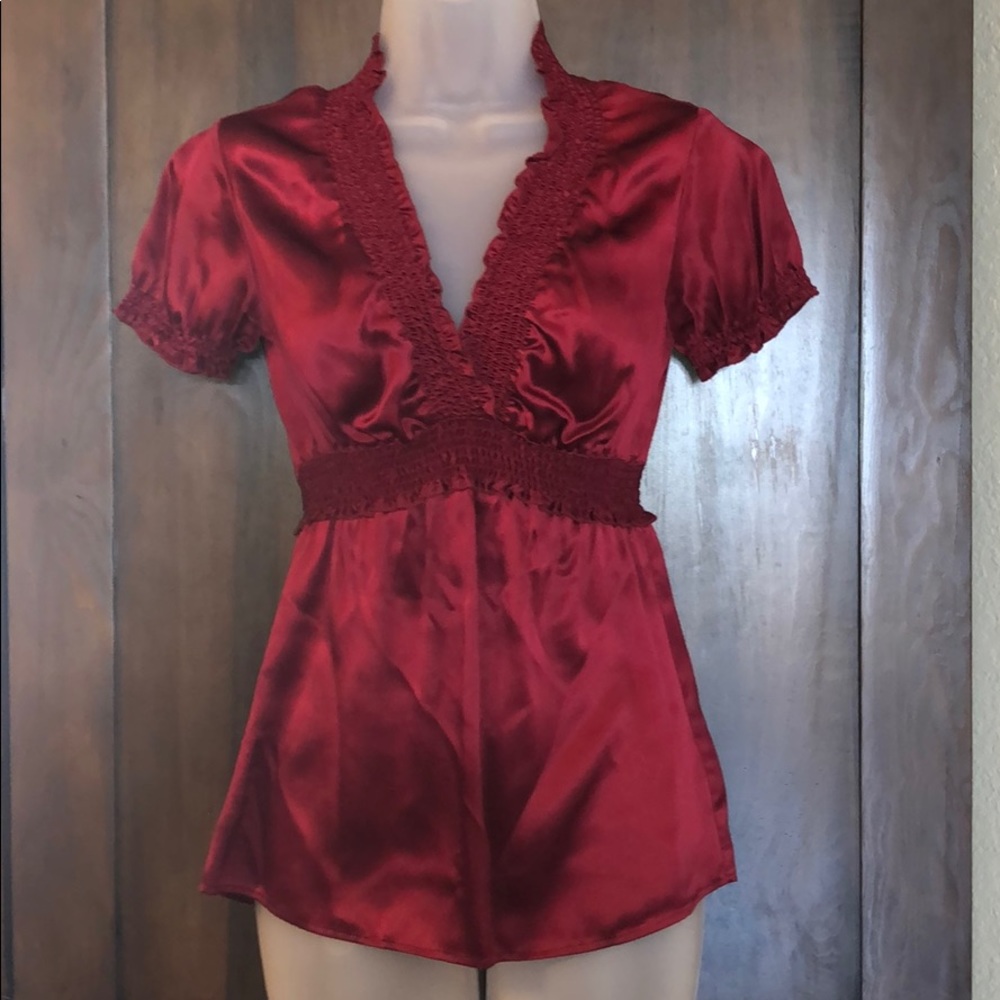 BCGB silk blouse